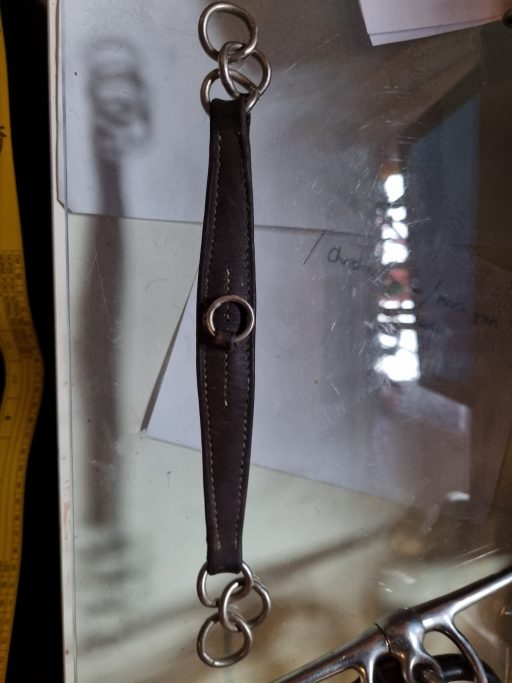 Leather curb strap