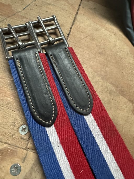 52” John Whitaker black stud girth - Image 5
