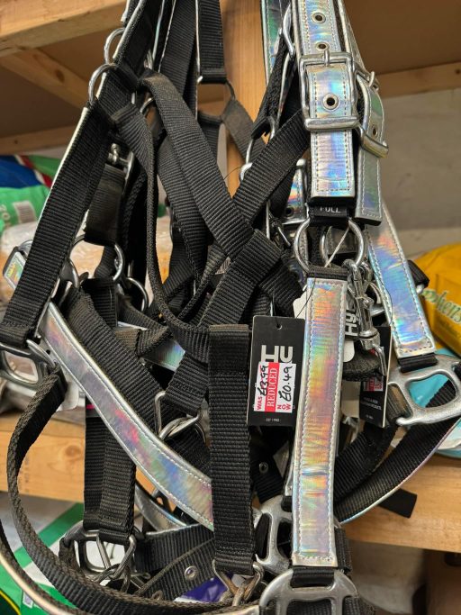 HY hi vis/reflective headcollar - PONY