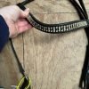 FULL black grackle bridle with diamanté browband - Image 2
