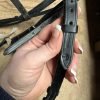 FULL black grackle bridle with diamanté browband - Image 6