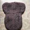 Griffin Brown Sheepskin Seat Saver 100% wool