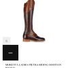 Shires Moretta Pietra Riding Boots - Chestnut  Size 4 Wide - Image 9