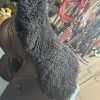 NuuMed seat saver black 100% wool pile