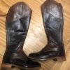 Shires Moretta Pietra Riding Boots - Chestnut  Size 4 Wide
