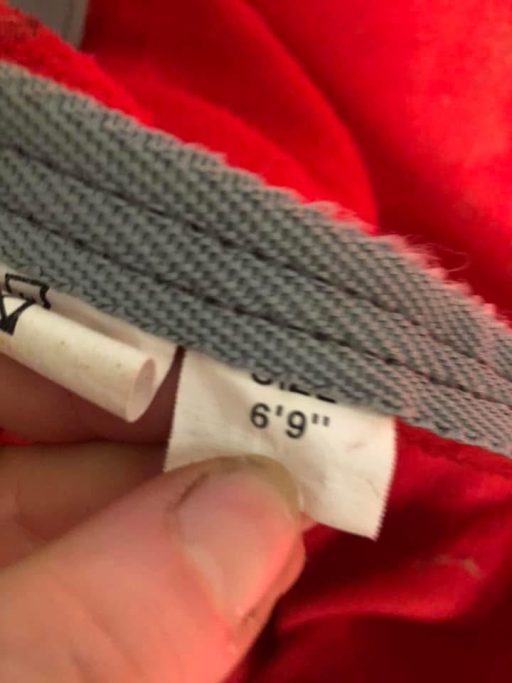 6’9” Derby house fleece red - Image 2